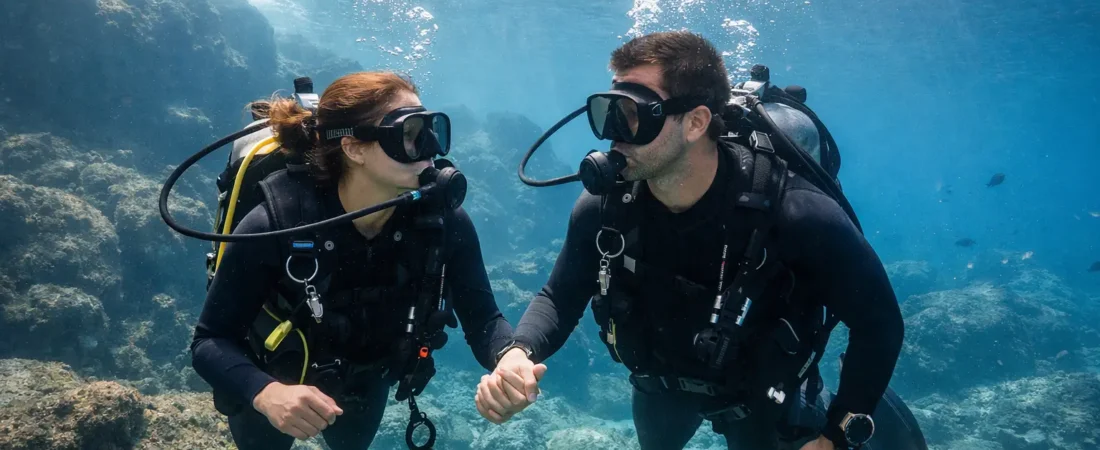 How to Learn Scuba as a Couple in Tenerife