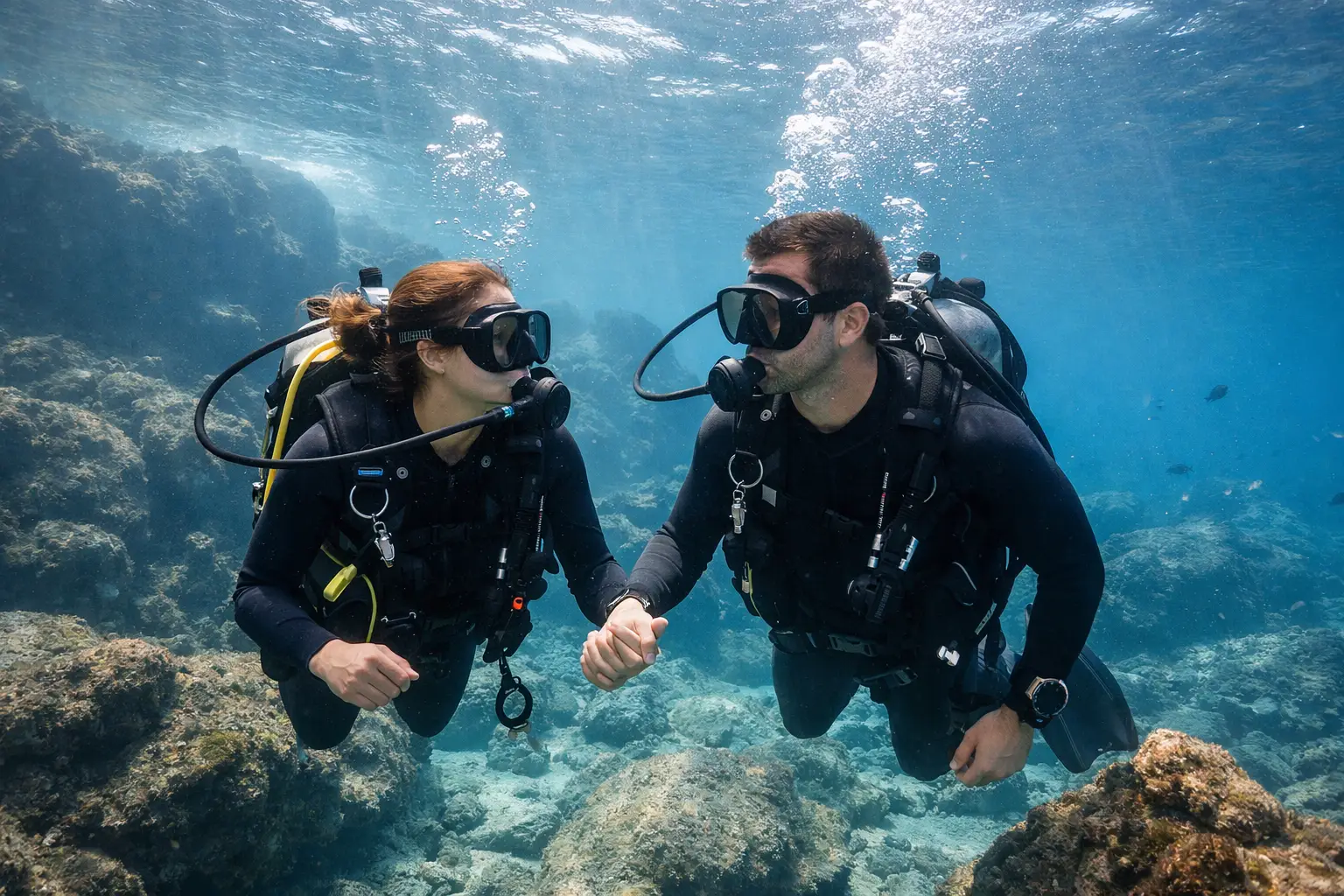 How to Learn Scuba as a Couple in Tenerife