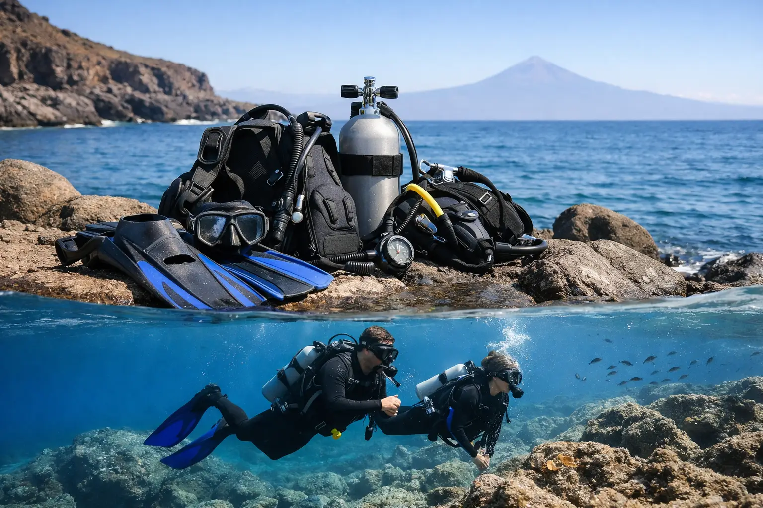 Scuba Equipment Included Tenerife: What to Expect