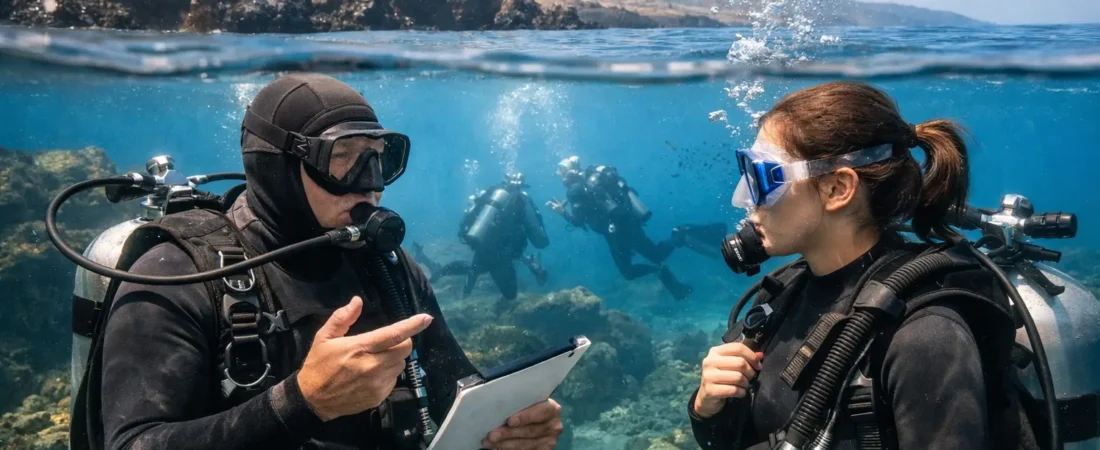 A Two-Day Certification Example for Tenerife Divers